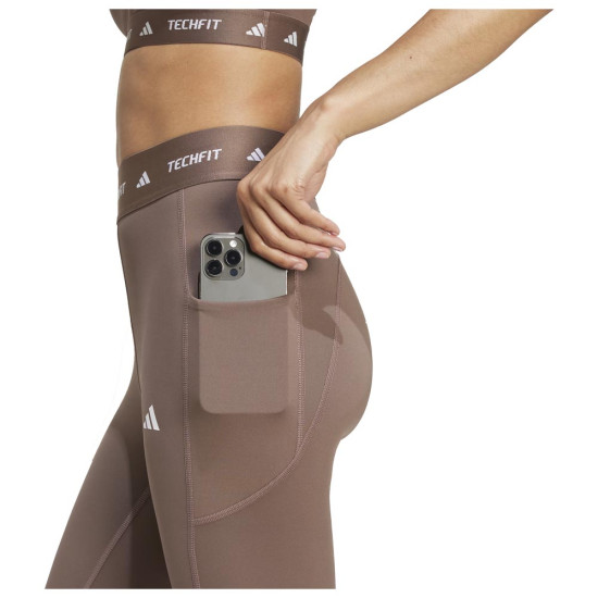 Adidas Γυναικείο κολάν Techfit Stash Pocket Full-Length Leggings